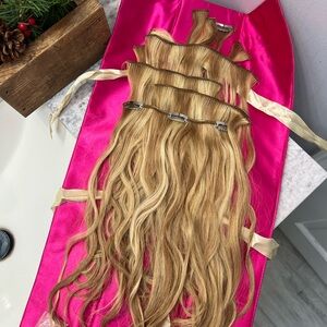 Blonde Clip-In Hair Extensions